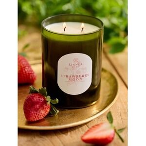 Linnea Strawberry Moon Soy Candle New in Box 11 oz